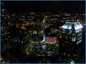 Downtown Indy at Night